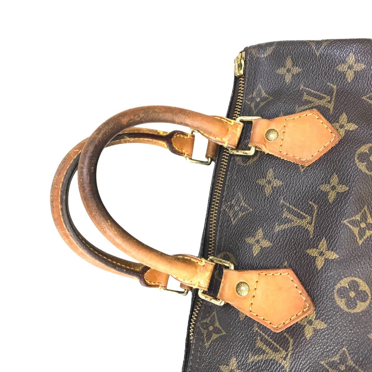 【1円～】ルイヴィトン LOUIS VUITTON バッグ ハンドバッグ ボストンバッグ モノグラム スピーディ25 M41528 SP1918 レザー ブラウン 中古の画像6