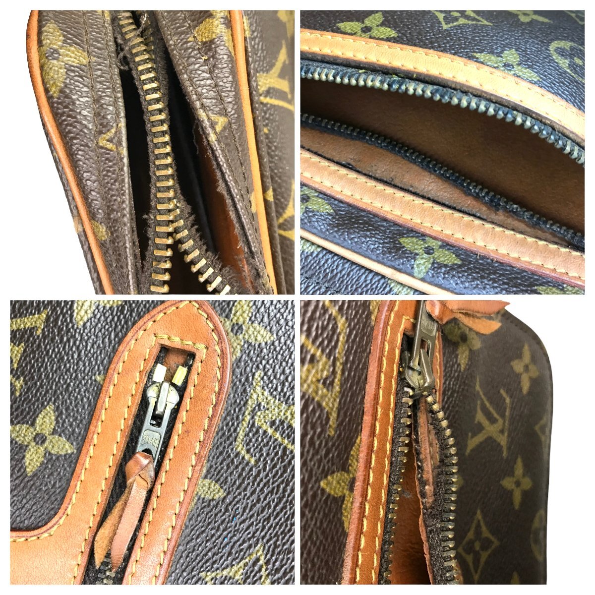 1円～ ルイヴィトン LOUIS VUITTON バッグ ショルダーバッグ サンジェルマン24 M51210 831 モノグラム レザー ブラウン 中古の画像10