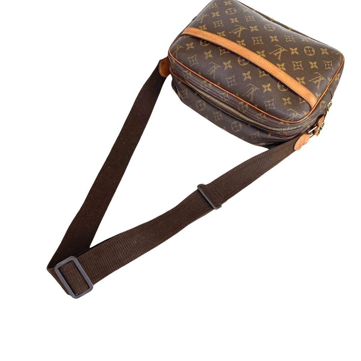 【1円～】ルイヴィトン LOUIS VUITTON バッグ ショルダーバッグ リポーターPM M45254 SP0060モノグラム ブラウン 中古の画像5