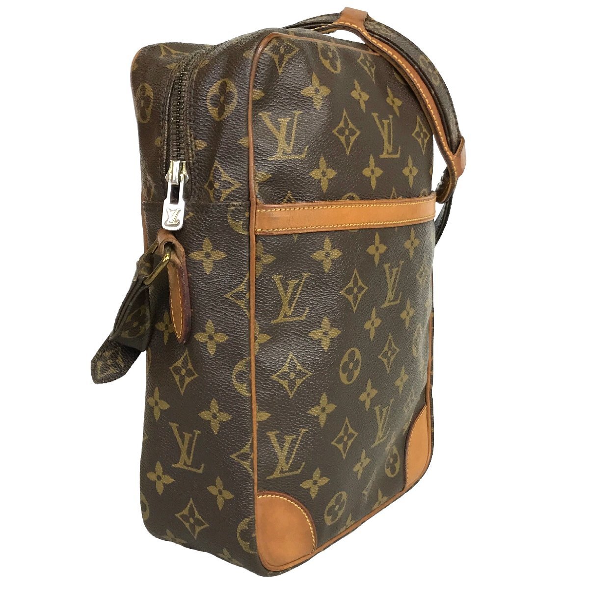 【1円～】 ルイヴィトン Louis Vuitton バッグ ショルダーバッグ モノグラム ダヌーブGM M45266 ブラウン レザー 中古の画像2