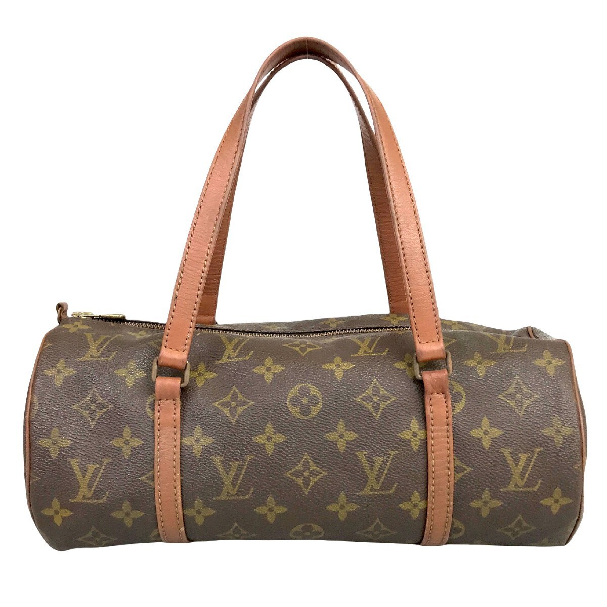 【1円～】ルイヴィトン Louis Vuitton バッグ ハンドバッグ ボーリングバッグ モノグラム パピヨン30 M51365 ブラウン 中古の画像1