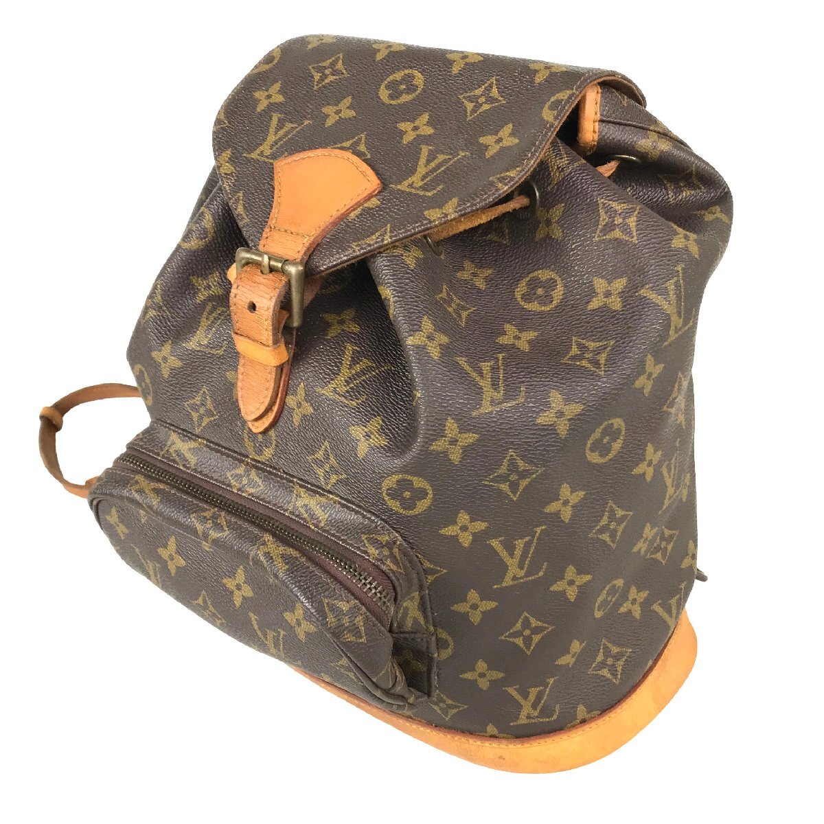 1円～ ルイヴィトン LOUIS VUITTON バッグ リュックサック バックパック モノグラム モンスリGM M51135 TH0915 レザー PVC 中古