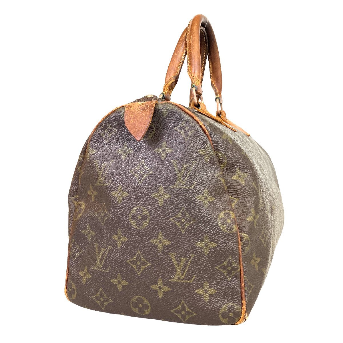 【1円～】ルイヴィトン LOUIS VUITTON バッグ ハンドバッグ ボストンバッグ モノグラム M41108 スピーディ30 PVC レザー ブラウン 中古_画像2