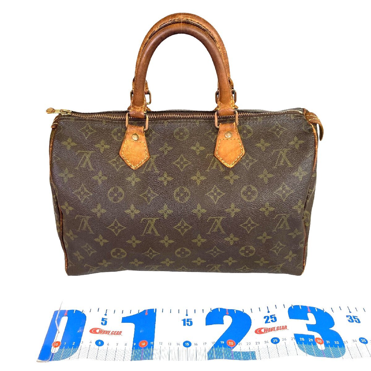 【1円～】ルイヴィトン LOUIS VUITTON バッグ ハンドバッグ ボストンバッグ モノグラム M41108 スピーディ30 PVC レザー ブラウン 中古_画像4