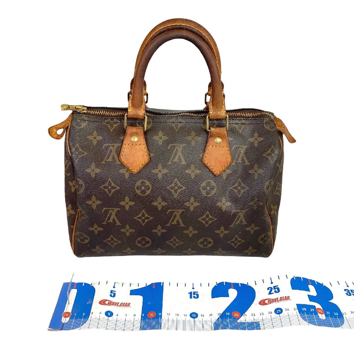 【1円～】ルイヴィトン LOUIS VUITTON バッグ ハンドバッグ ボストンバッグ モノグラム スピーディ25 M41109 MI0090 レザー ブラウン 中古_画像4