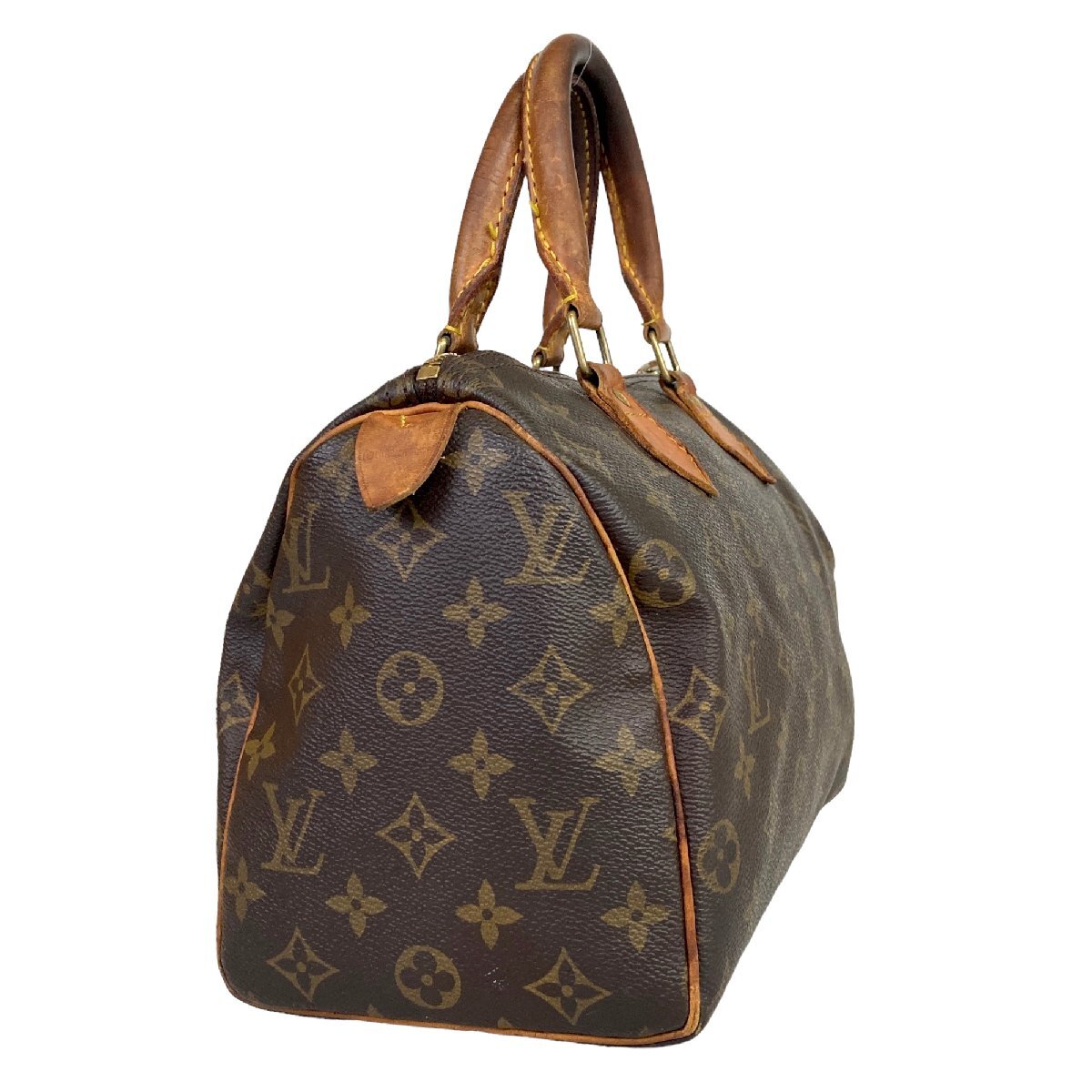 【1円～】ルイヴィトン LOUIS VUITTON バッグ ハンドバッグ ボストンバッグ モノグラム スピーディ25 M41109 MI0090 レザー ブラウン 中古_画像2