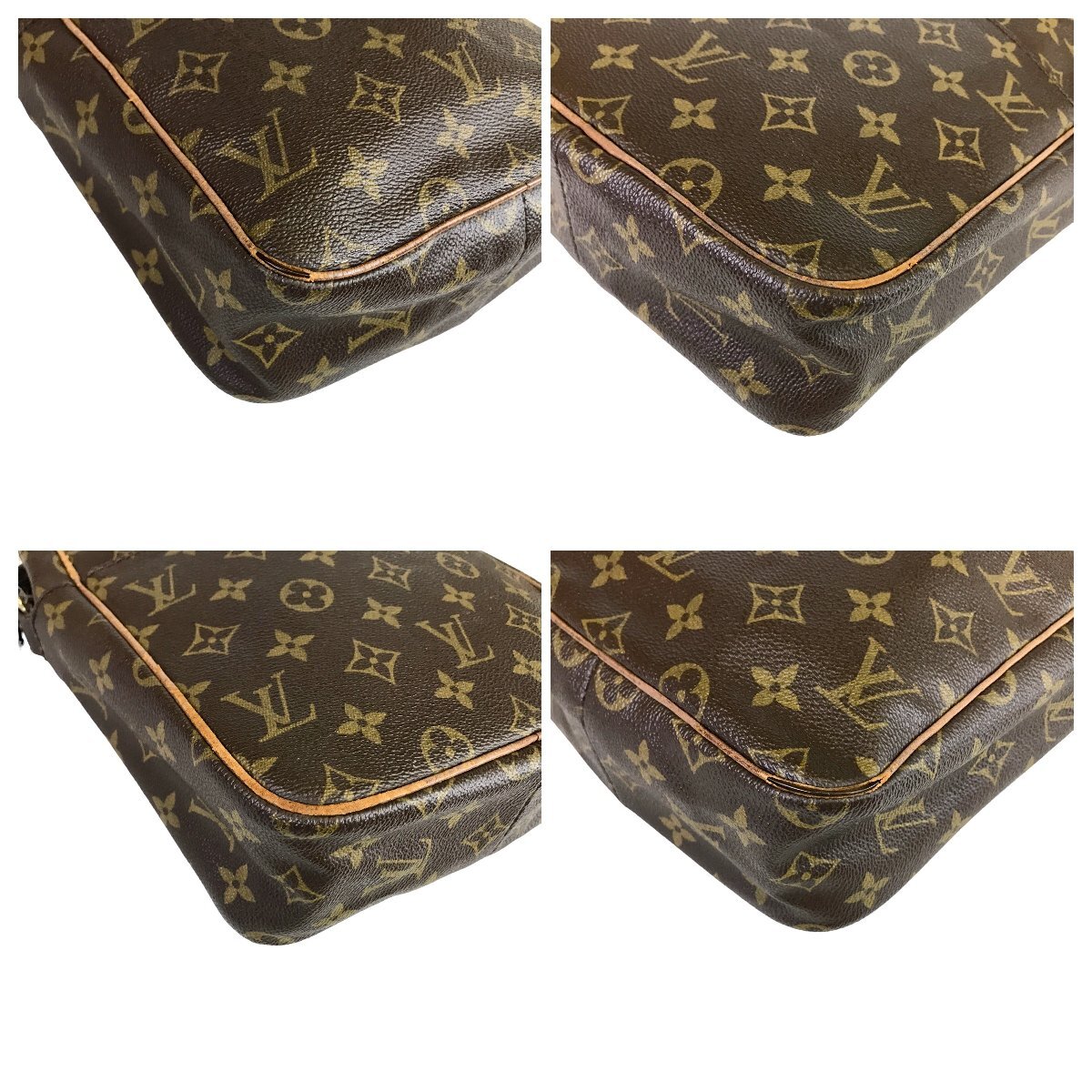 【1円～】ルイヴィトン LOUIS VUITTON バッグ ショルダーバッグ マルソー M40264 モノグラム レザー ブラウン 中古の画像10