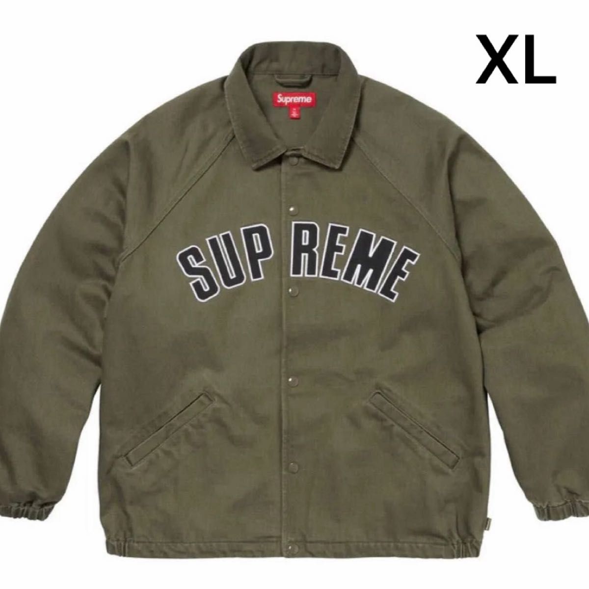 Supreme ARC Denim Coaches Jacket "Olive" XLARGE