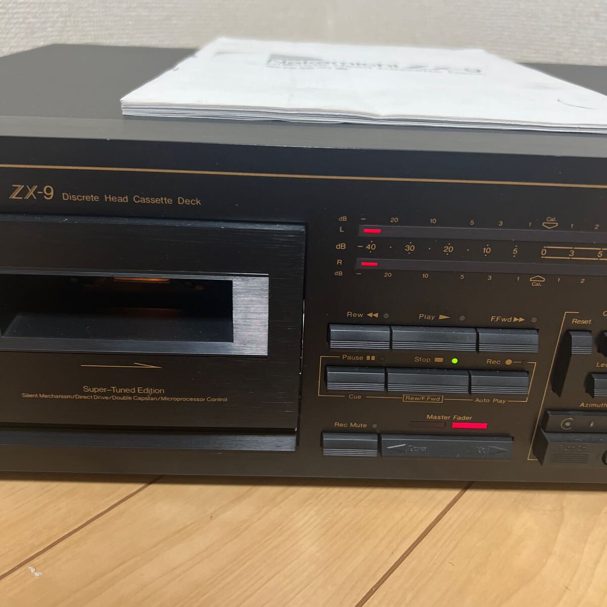 Nakamichi ZX-9,中古稼働品、説明書付き_画像4