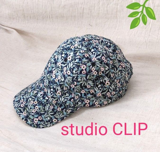 【studio CLIPスタジオクリップ】キャップ　小花柄　帽子