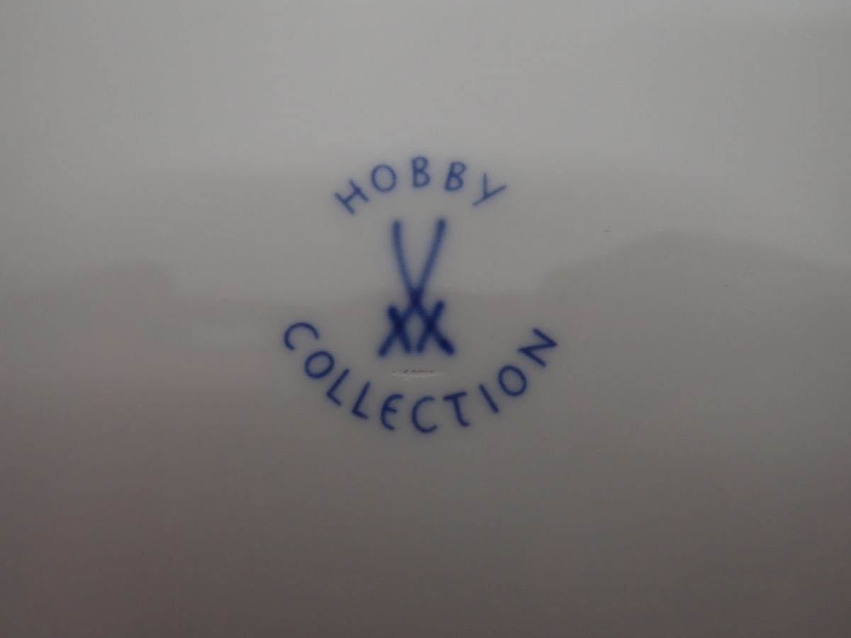 D118-80　⑤Meissen マイセン HOBBY COLLECTION ホビーコレクション 陶板 プレート Platte ホワイト　_画像7