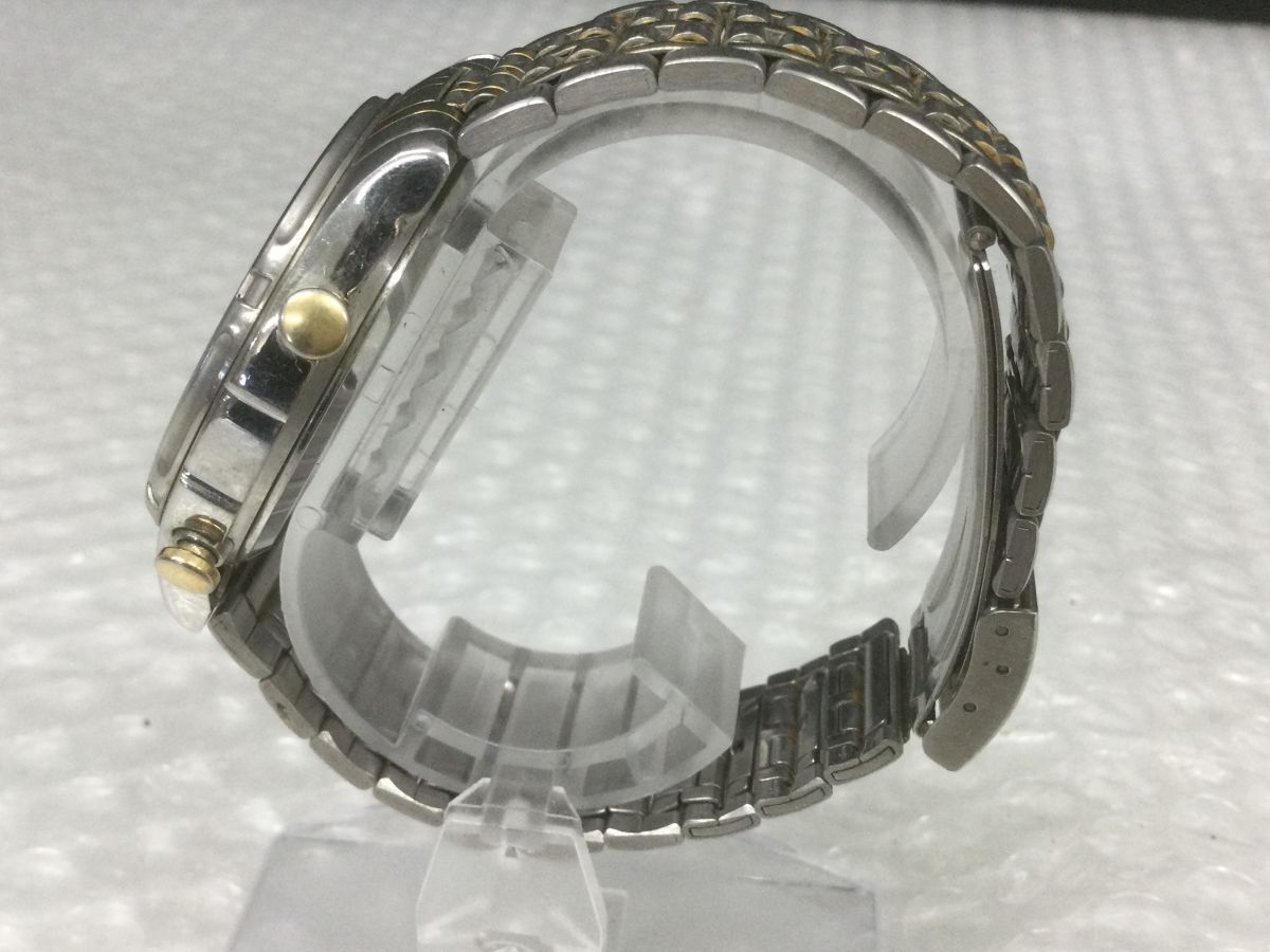 D174-60-M【ジャンク】CASIO カシオ メンズ腕時計 AW-600 クォーツ アラーム クロノ/部品取りtの画像2