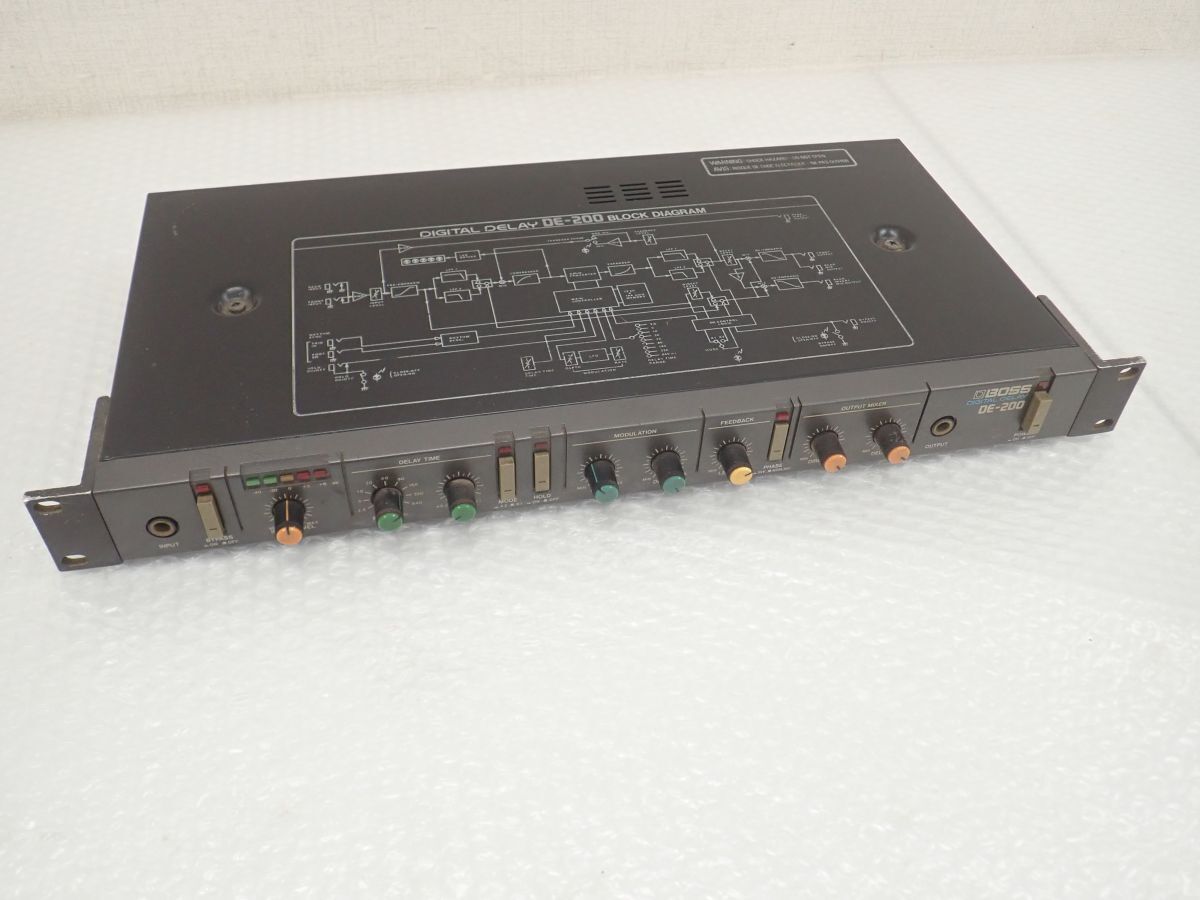 D115-100 BOSS ボス DE-200 デジタルディレイ DIGITAL DELAY 中古現状品の画像1