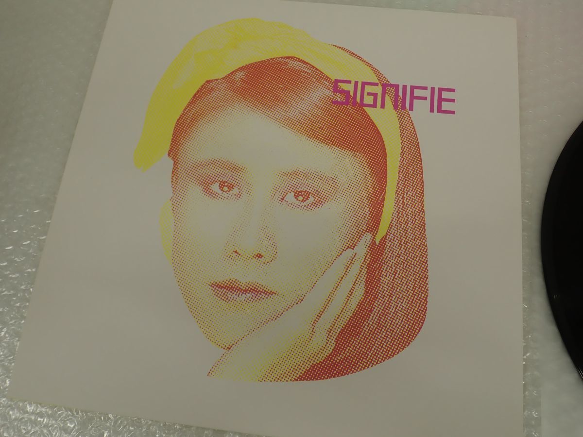 D349-80 ⑲LPレコード 帯付き 大貫妙子 Taeko Ohnuki / シニフィエ Signifie RAL-8810 1983年 シティ・ポップ 「夏に恋する女たち」の画像5