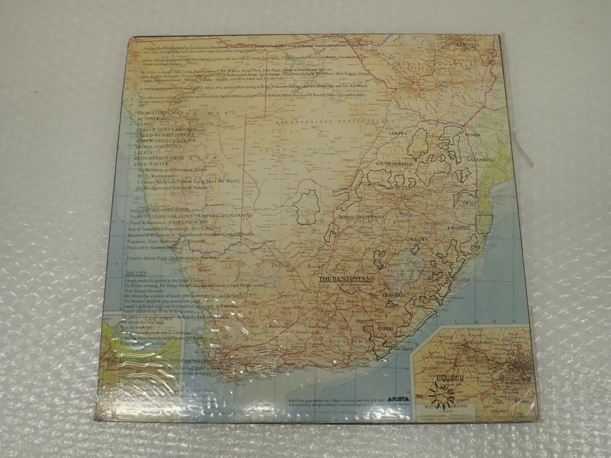 D373-80 ⑩LPレコード US盤 MANFRED MANN'S EARTH BAND マンフレッド・マンズ・アース・バンド/SOMEWHERE IN AFRIKA  AL8-8194の画像2