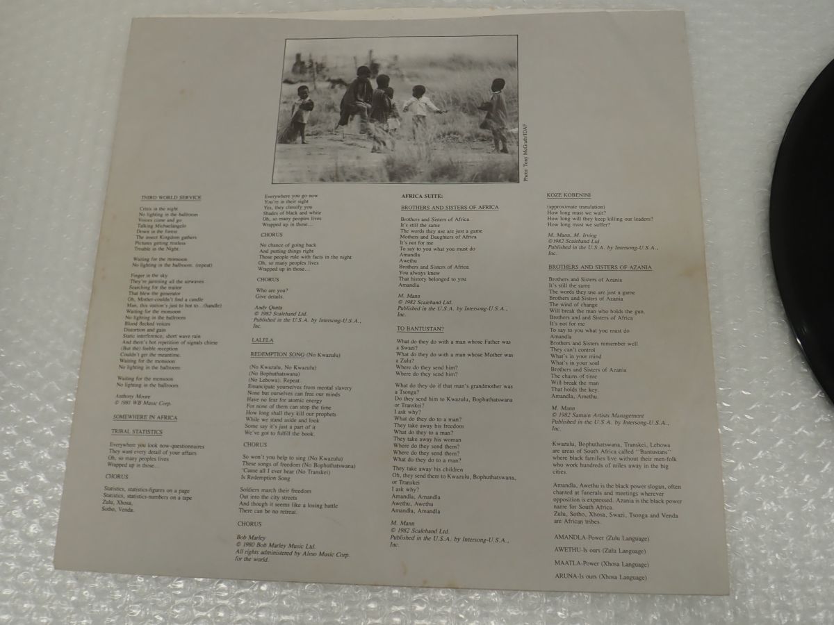 D373-80 ⑩LPレコード US盤 MANFRED MANN'S EARTH BAND マンフレッド・マンズ・アース・バンド/SOMEWHERE IN AFRIKA  AL8-8194の画像6
