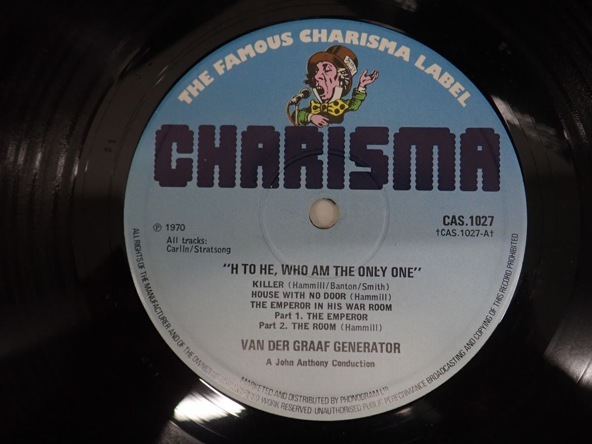 D378-80 31 LPレコード UK盤 Van Der Graaf Generator ヴァン・ダー・グラフ・ジェネレーター H To He Who Am The Only One CAS1027の画像7