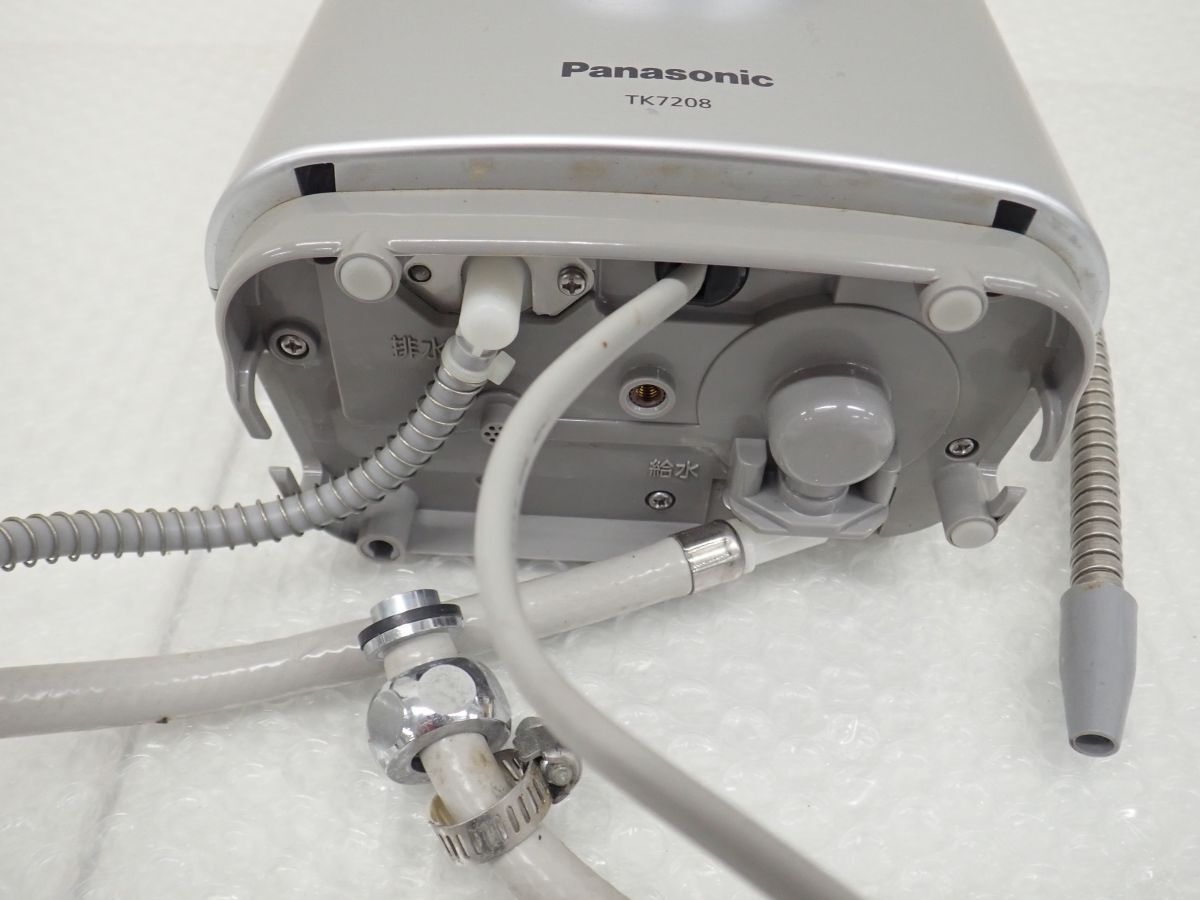 D343-80　 Panasonic パナソニック アルカリイオン整水器 TK7208 連続式電解水生成器 整水器 浄水器　中古現状品_画像7