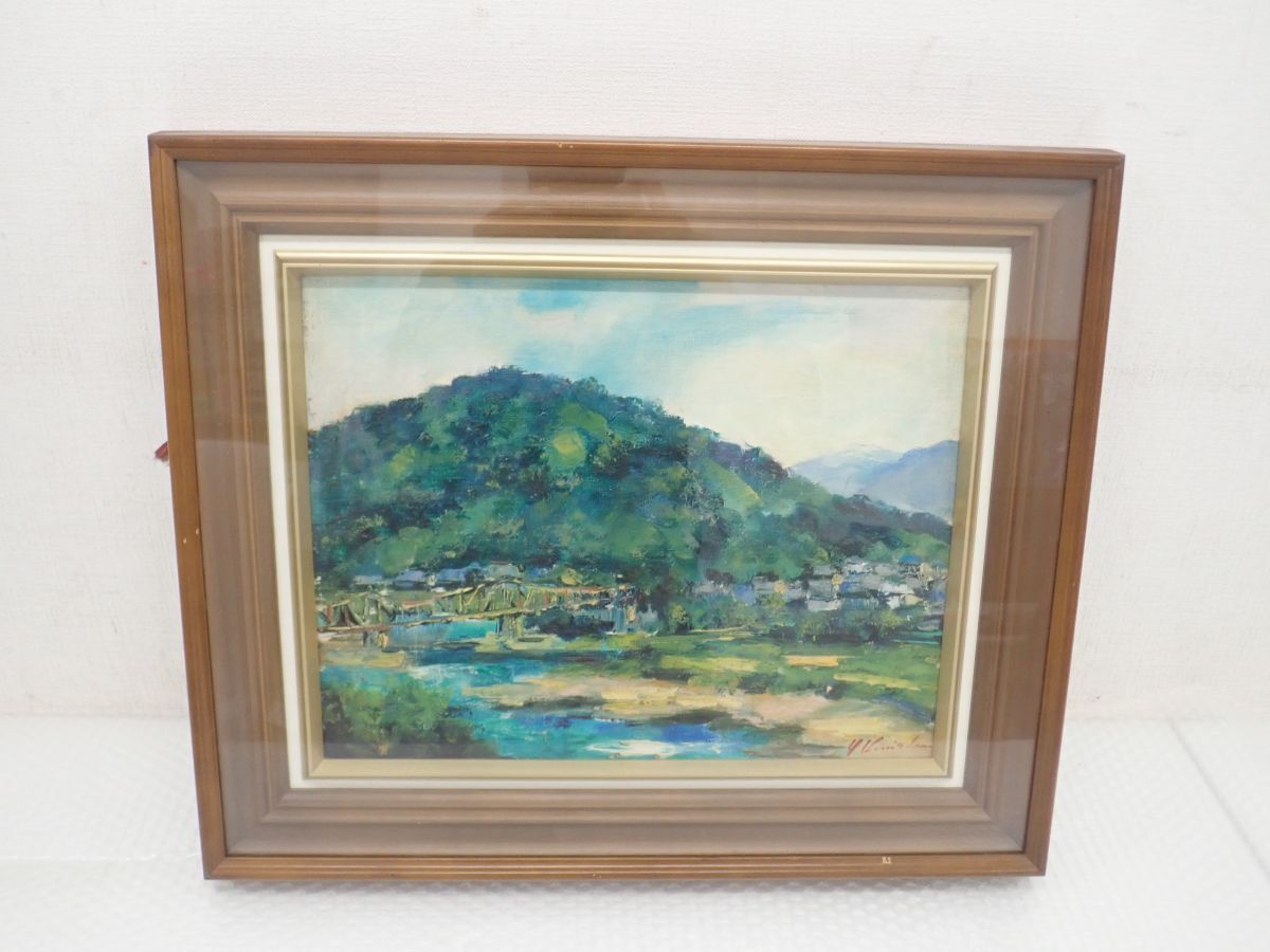 Yahoo!オークション - D496-120 【真作】国枝弥生 油絵/油彩 Yahoo!オークション - D496-120 【真作】国枝弥生 油絵/油彩