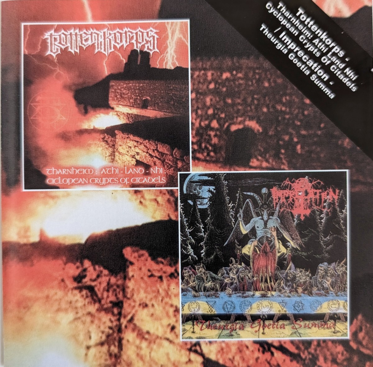 Totten Korps / Imprecation Brutal Black Death Heavy Metal ブルータル ブラック デス ヘヴィメタル 輸入盤2CDの画像1