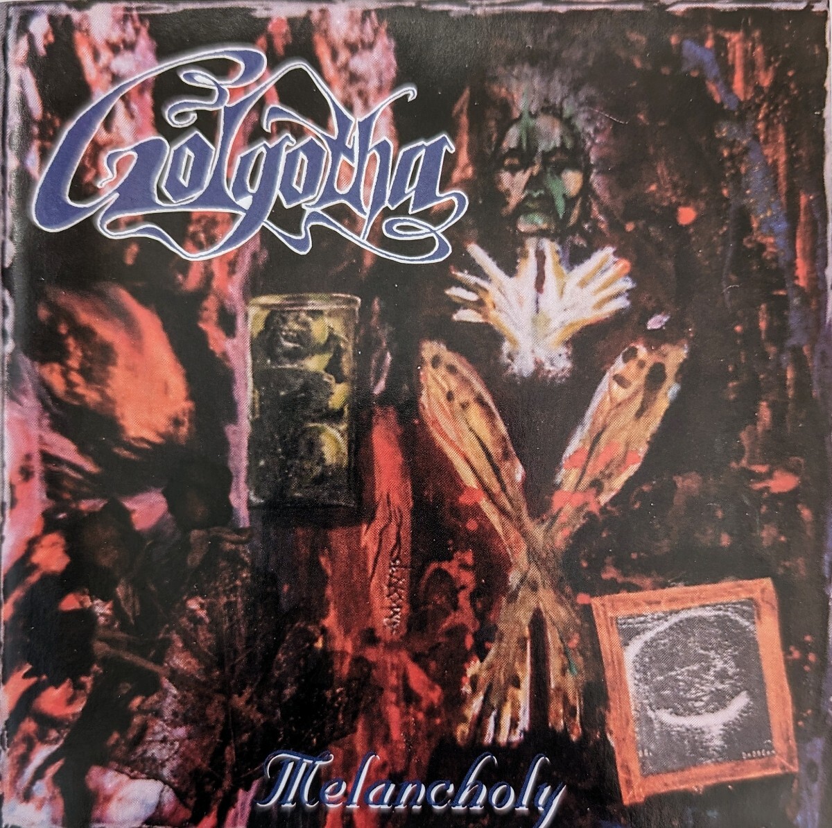 「1st Press」Golgotha Spain Melodic Doom Death Heavy Metal メロディック ドゥームデス ヘヴィメタル 輸入盤CD+8cmCDの画像2