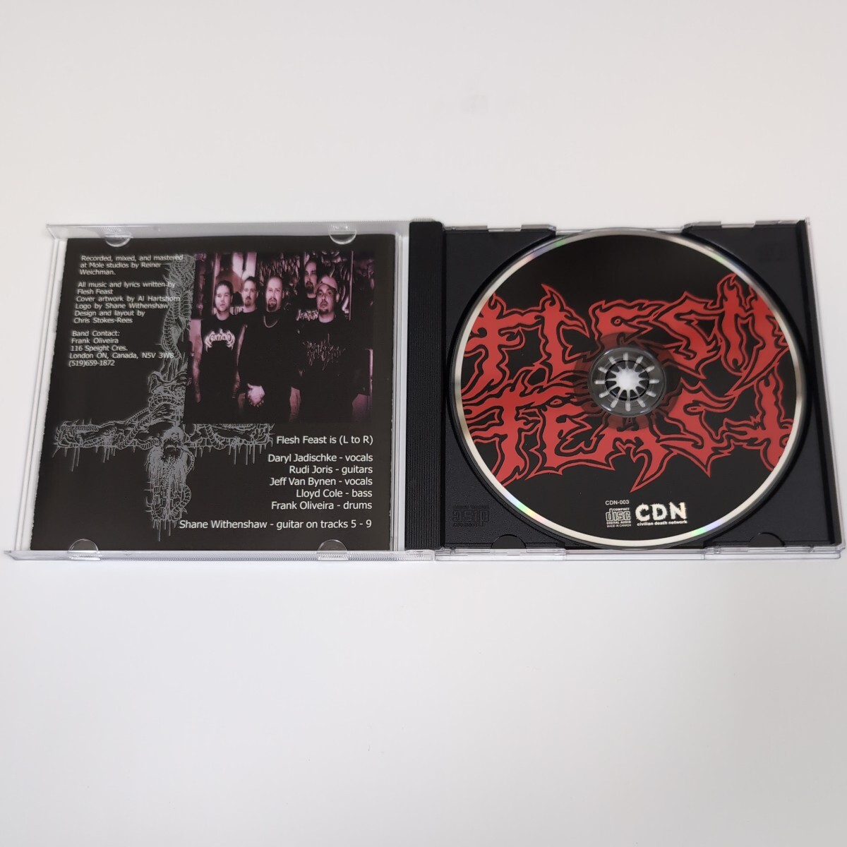 Flesh Feast Canada Brutal Grind Death Heavy Metal ブルータル グラインド デス ヘヴィメタル 輸入盤CD 唯一作の画像4