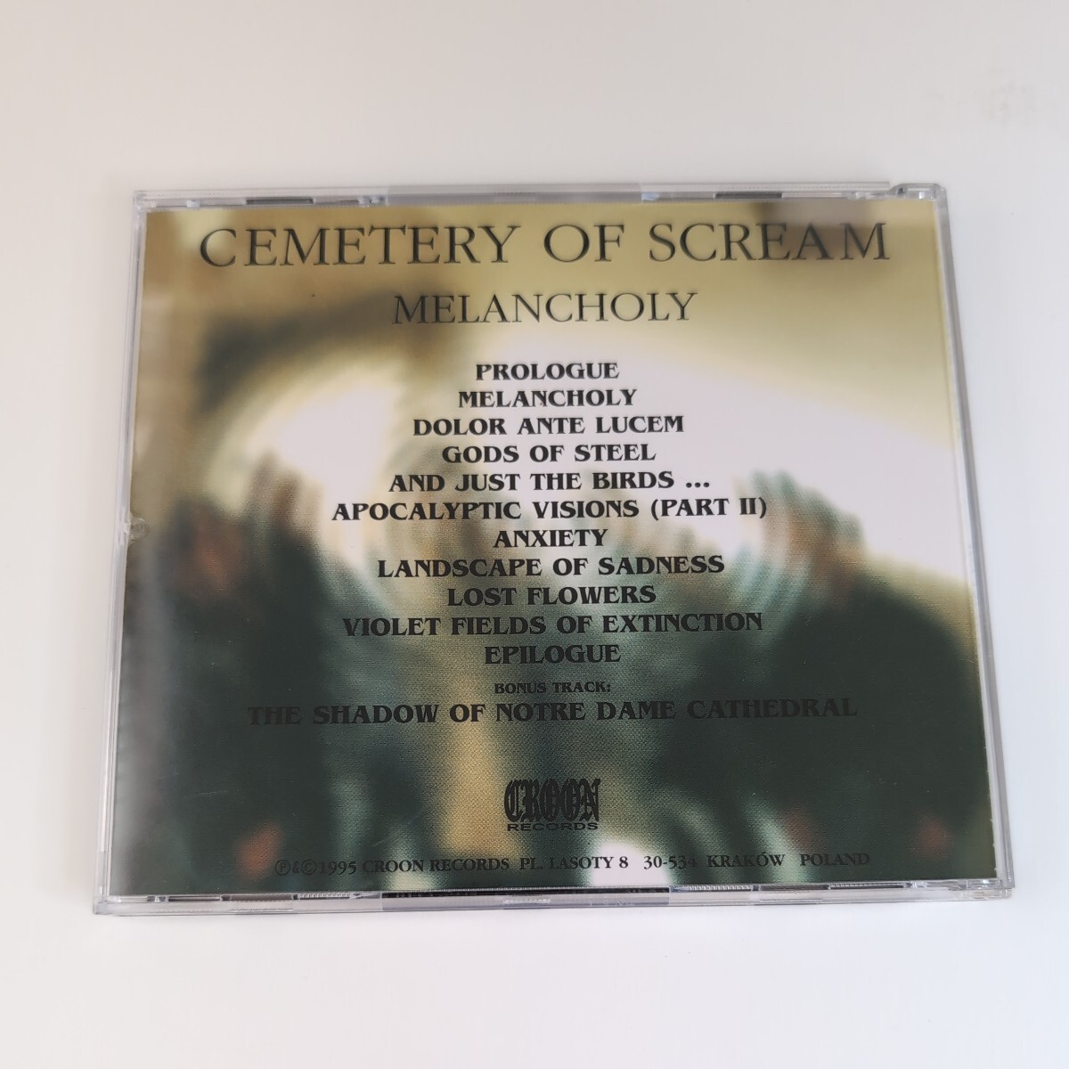 「1st Press」Cemetery Of Scream Poland Gothic Doom Death Heavy Metal ゴシック ドゥーム デス ヘヴィメタル 輸入盤CD 1stの画像6