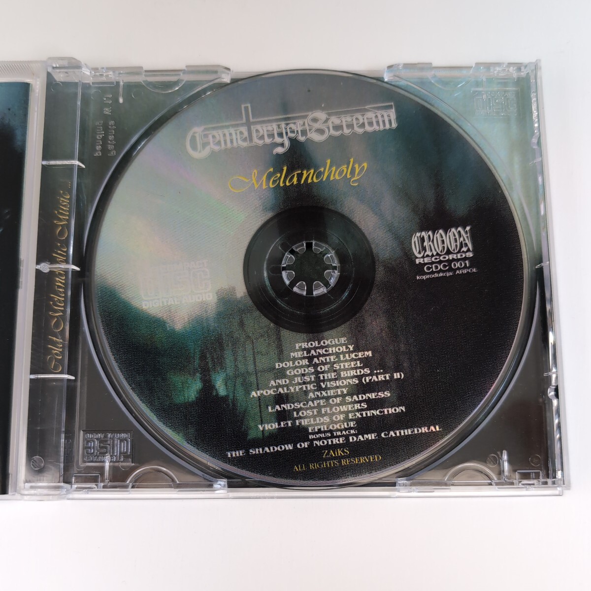 「1st Press」Cemetery Of Scream Poland Gothic Doom Death Heavy Metal ゴシック ドゥーム デス ヘヴィメタル 輸入盤CD 1stの画像5