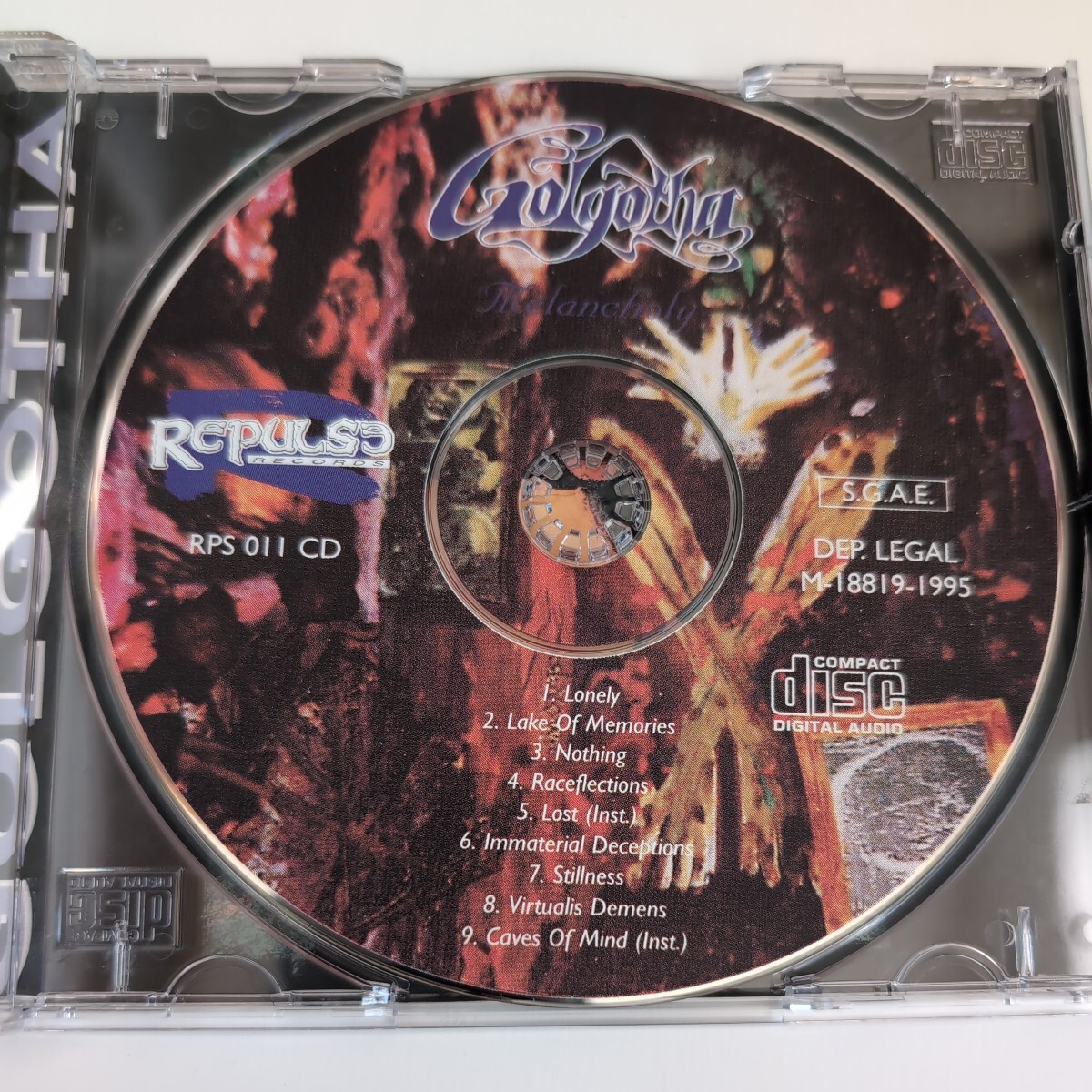 「1st Press」Golgotha Spain Melodic Doom Death Heavy Metal メロディック ドゥームデス ヘヴィメタル 輸入盤CD+8cmCDの画像7