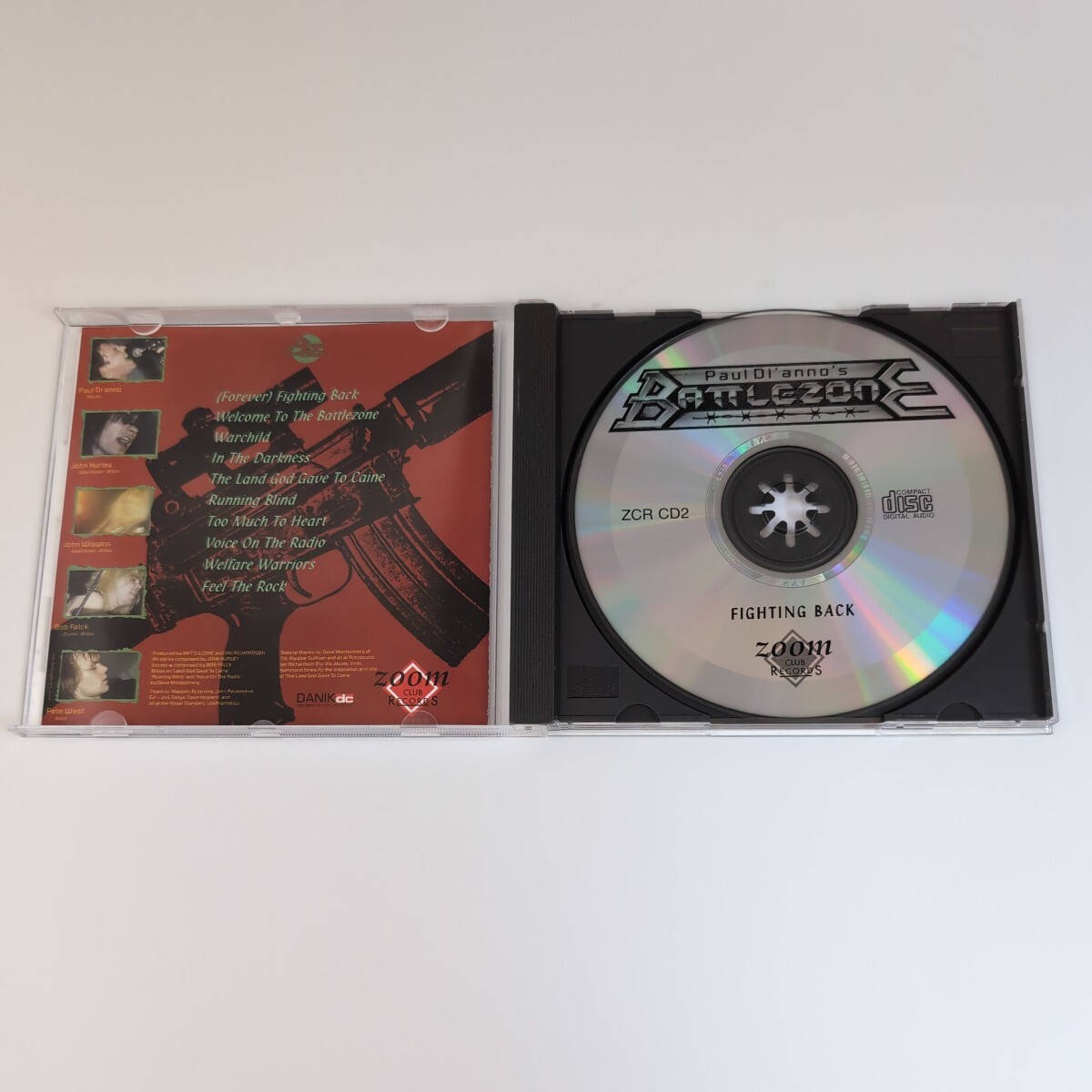 PAUL DI'ANNO'S BATTLEZONE UK Heavy Metal Hard Rock ヘヴィメタル ハードロック 輸入盤リプロCD 1stの画像4