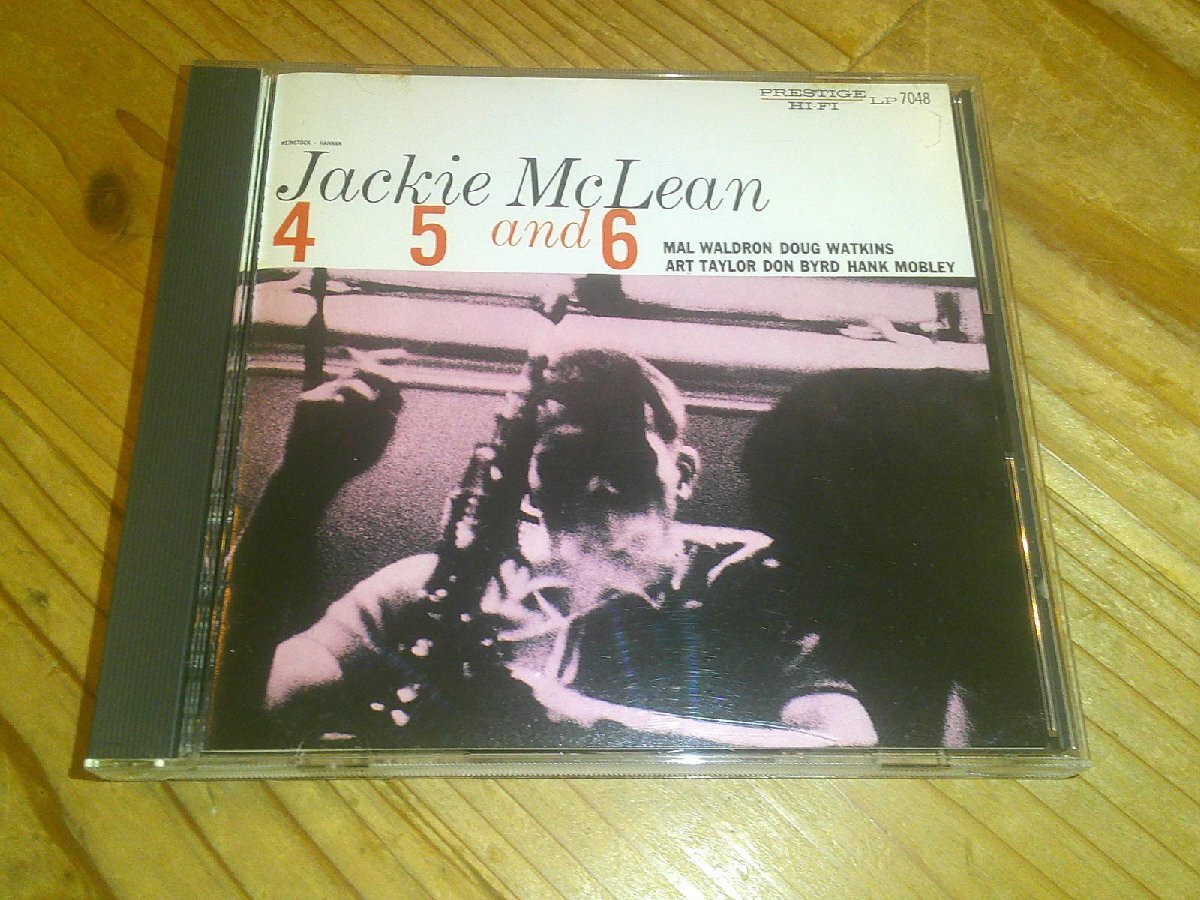 CD：JACKIE McLEAN 4,5 AND 6 ジャッキー・マクリーン：旧規格_画像1