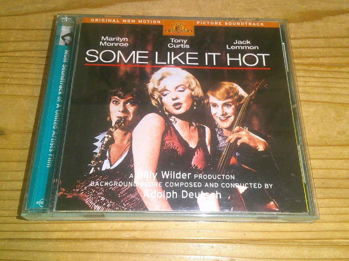 CD：SOME LIKE IT HOT SOUNDTRACK お熱いのがお好き サウンドトラック サントラ マリリン・モンロー；ビリー・ワイルダー；20曲の画像1