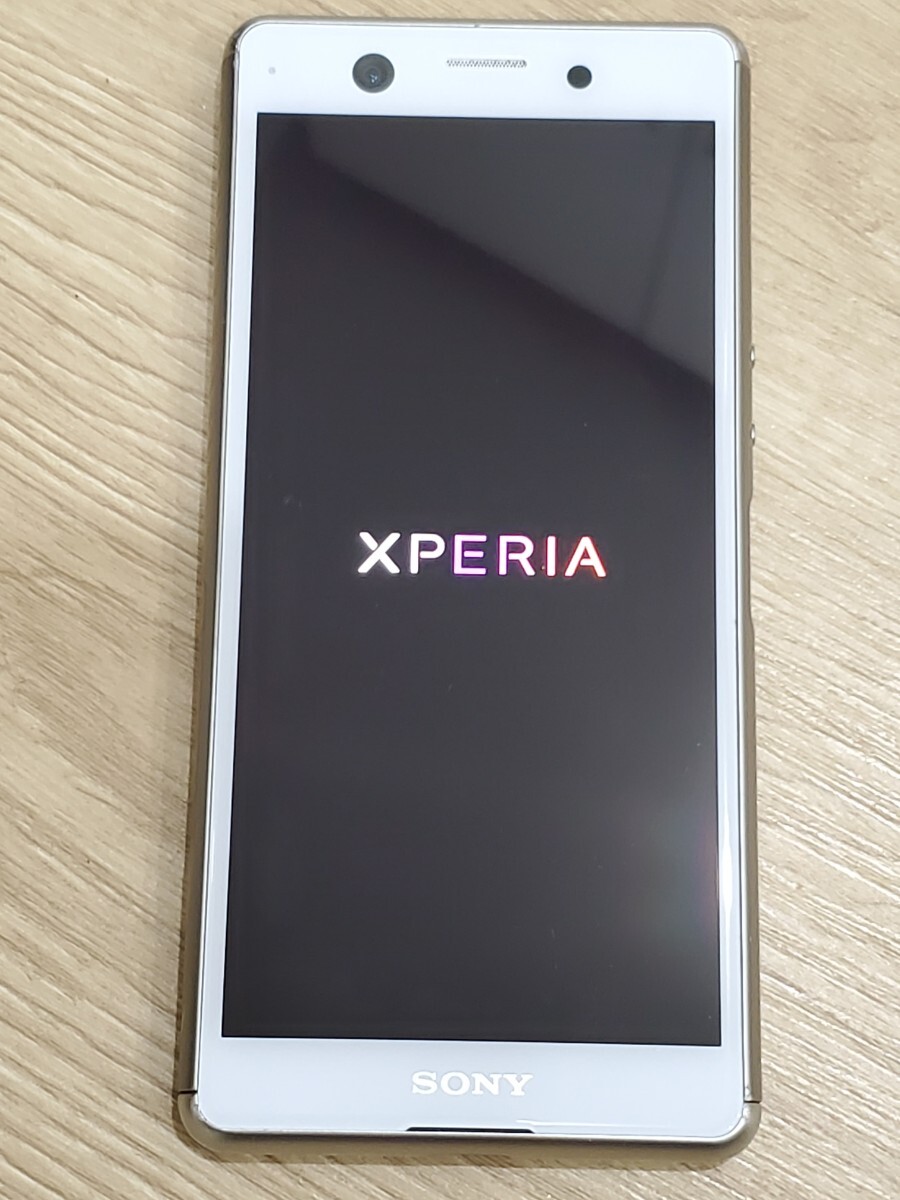 ★楽天モバイル SONY Xperia Ace (J3173) ホワイト 64GB 国内版SIMフリー ★Spigenケース付_画像2