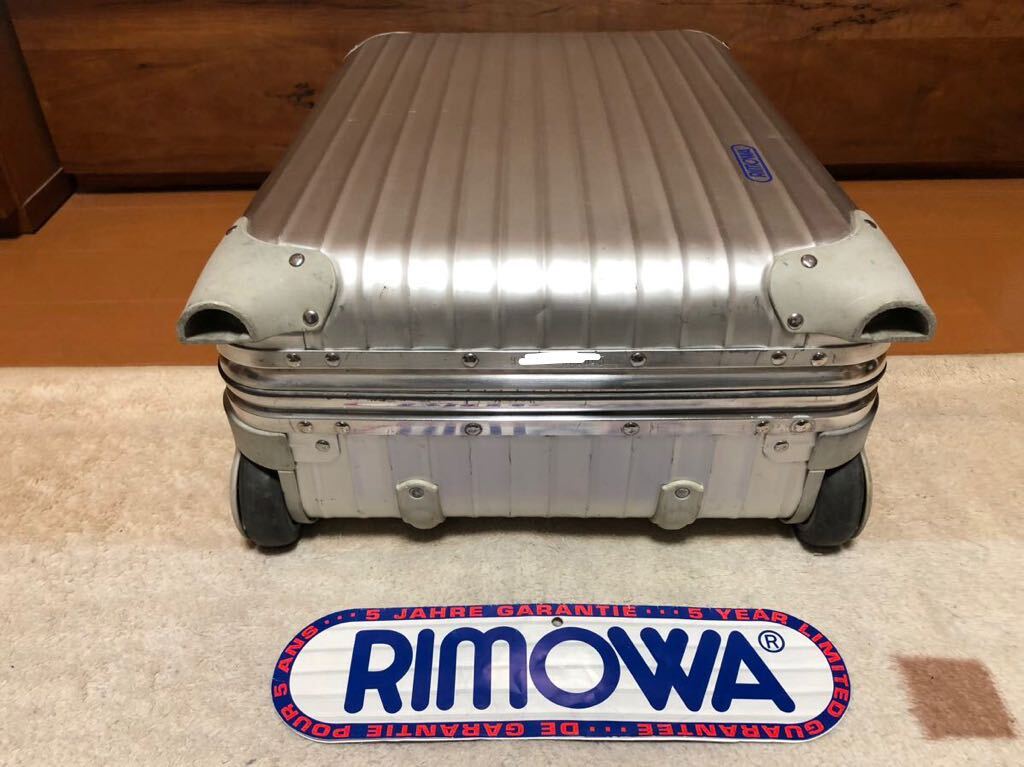 * редкий *RIMOWA топаз бизнес Toro Lee 32L внешний прекрасный товар Германия производства 