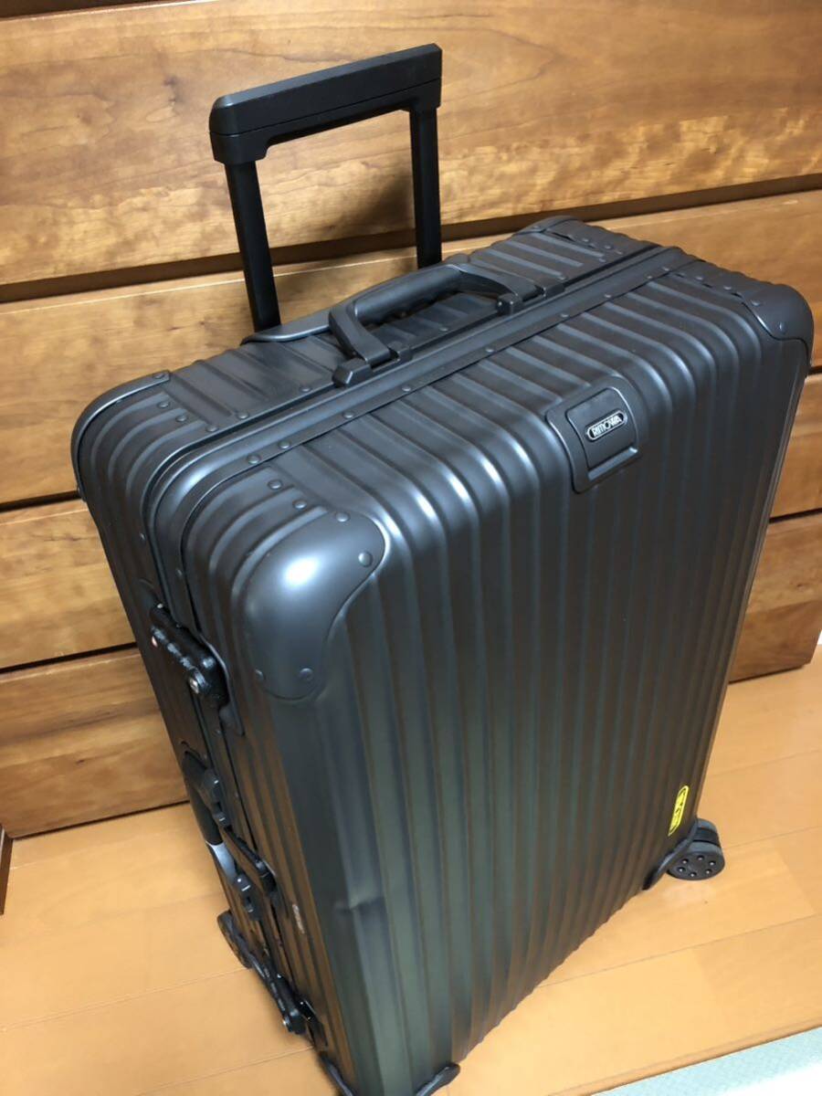 希少廃盤　RIMOWA リモワ TOPAS STEALTH トパーズ ステルス 78L 4輪 TSAロック アルミ 