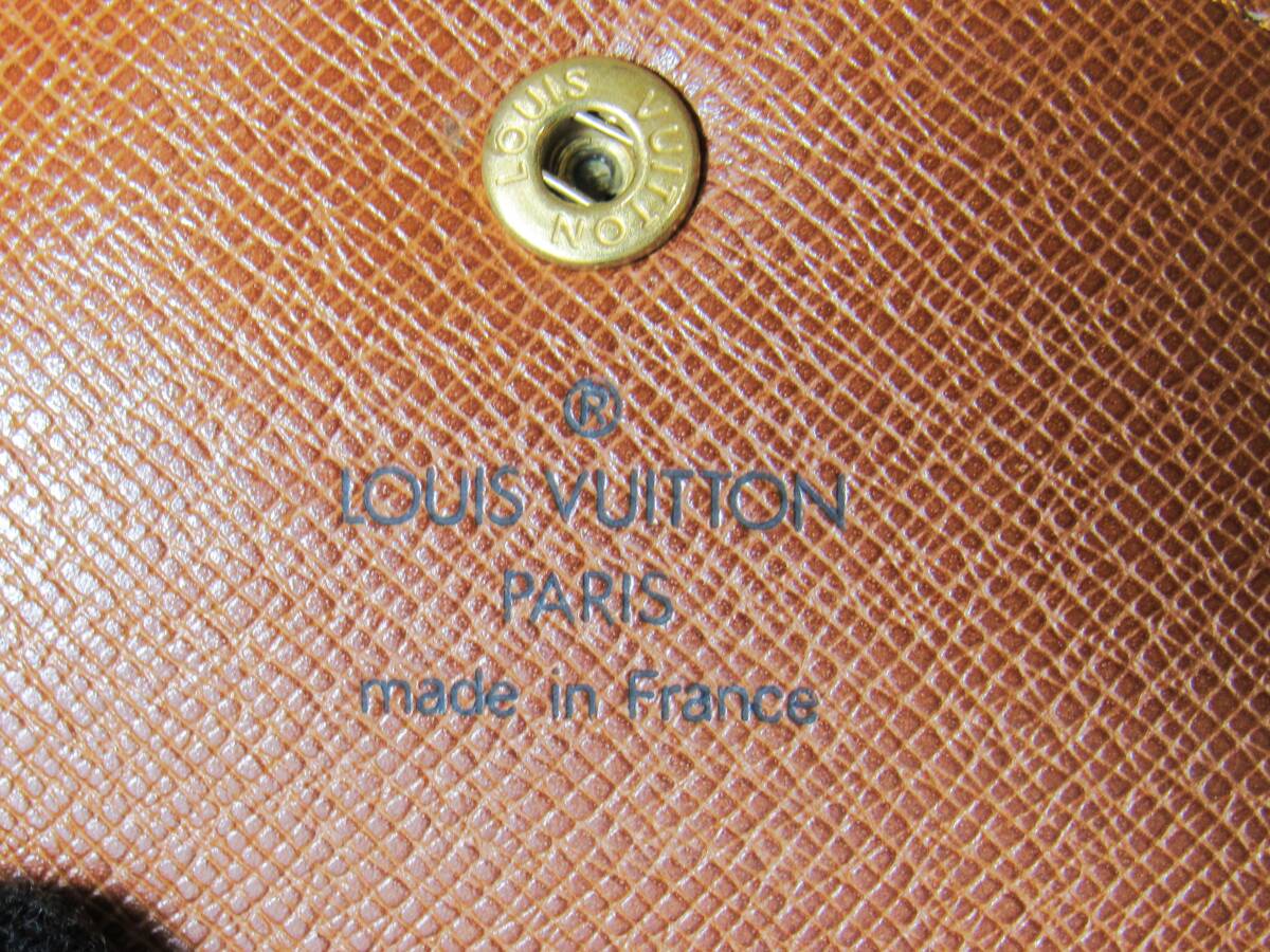 LOUIS VUITTON ルイヴィトン モノグラム ポルトモネ グセ コインケース M61970 CT1904 ユーズド品 ヴィンテージ kdKTの画像6