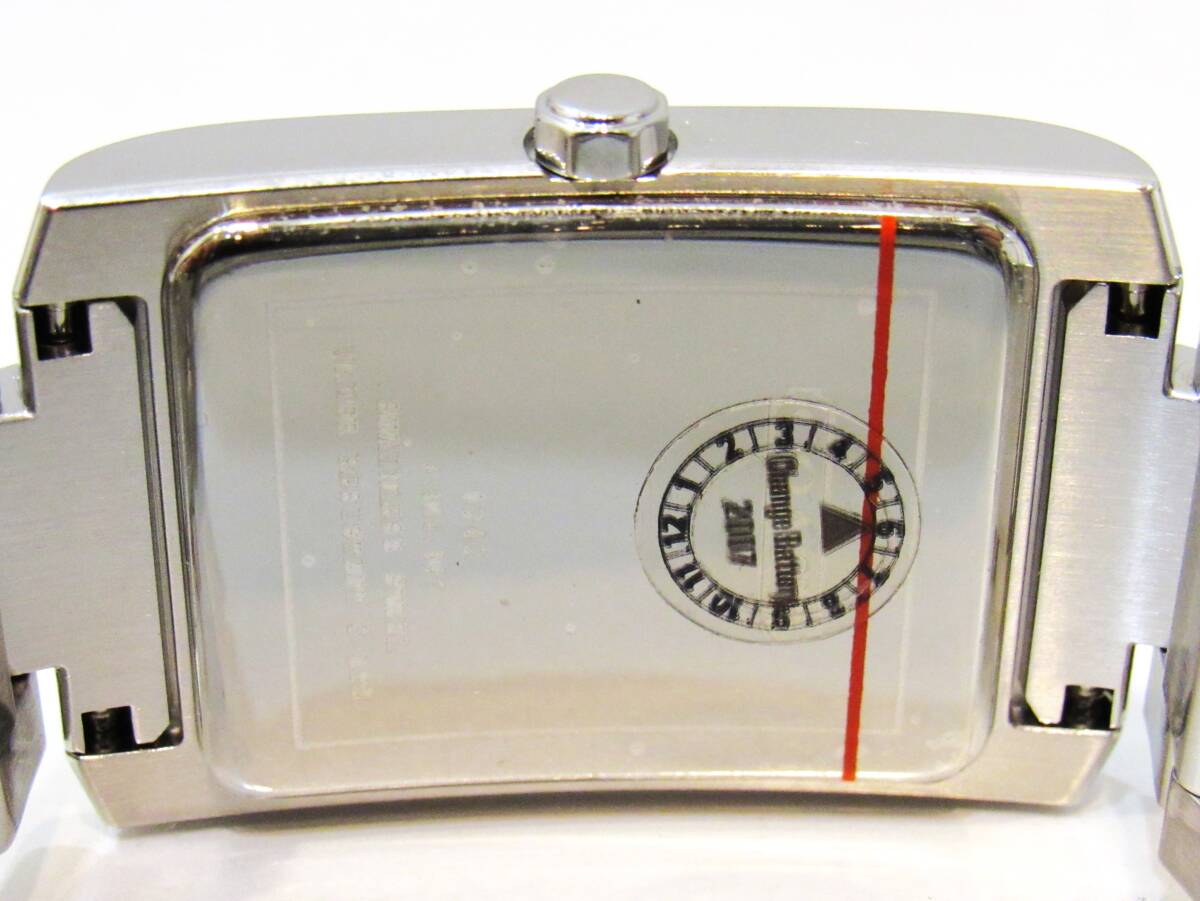 コーチ COACH 0242 0243 ホワイト文字盤 腕時計 クオーツ ペアウォッチ 箱付き 電池切れ kdKTの画像5