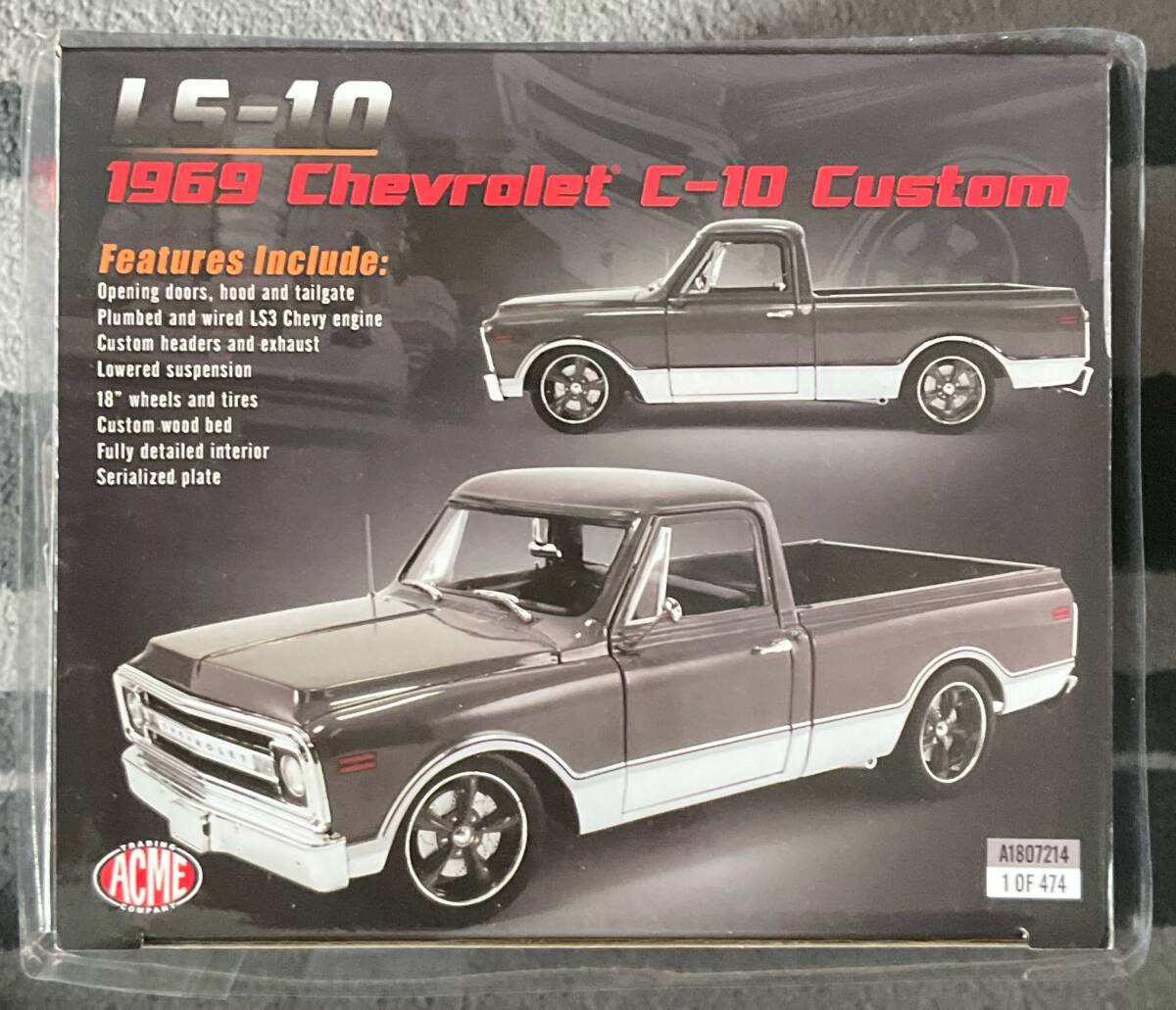 ACME 1:18 1969 シボレー Chevrolet C10 Custom - LS-10_画像2