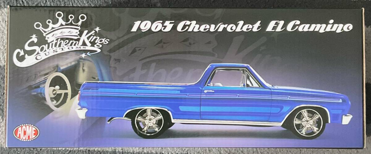 ACME 1:18 1965 シボレー エルカミーノ Chevrolet El Camino - Southern Kings Customs - Laser Blue_画像3