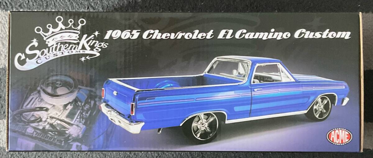 ACME 1:18 1965 シボレー エルカミーノ Chevrolet El Camino - Southern Kings Customs - Laser Blueの画像4