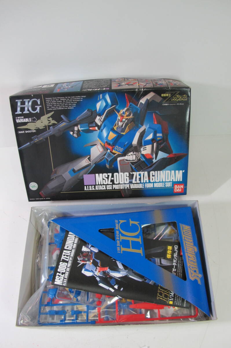 ２３C★未組立・バンダイ・機動戦士ガンダム・MSZ-010ZZガンダム/MSZ-006ZETAガンダム・特別付録RX-78初代ガンプラ・３点_画像5