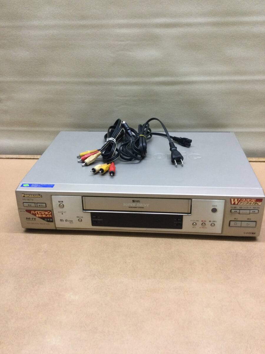 パナソニック S-VHSビデオ NV-SB770 中古品の画像1