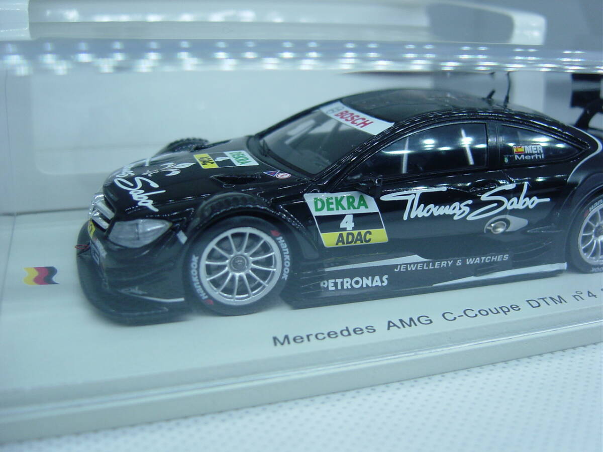 送料350円～ spark 1/43 Mercedes AMG C-Coupe DTM 2013 #4 Roberto Merhi メルセデス ロベルト・メリ_画像3