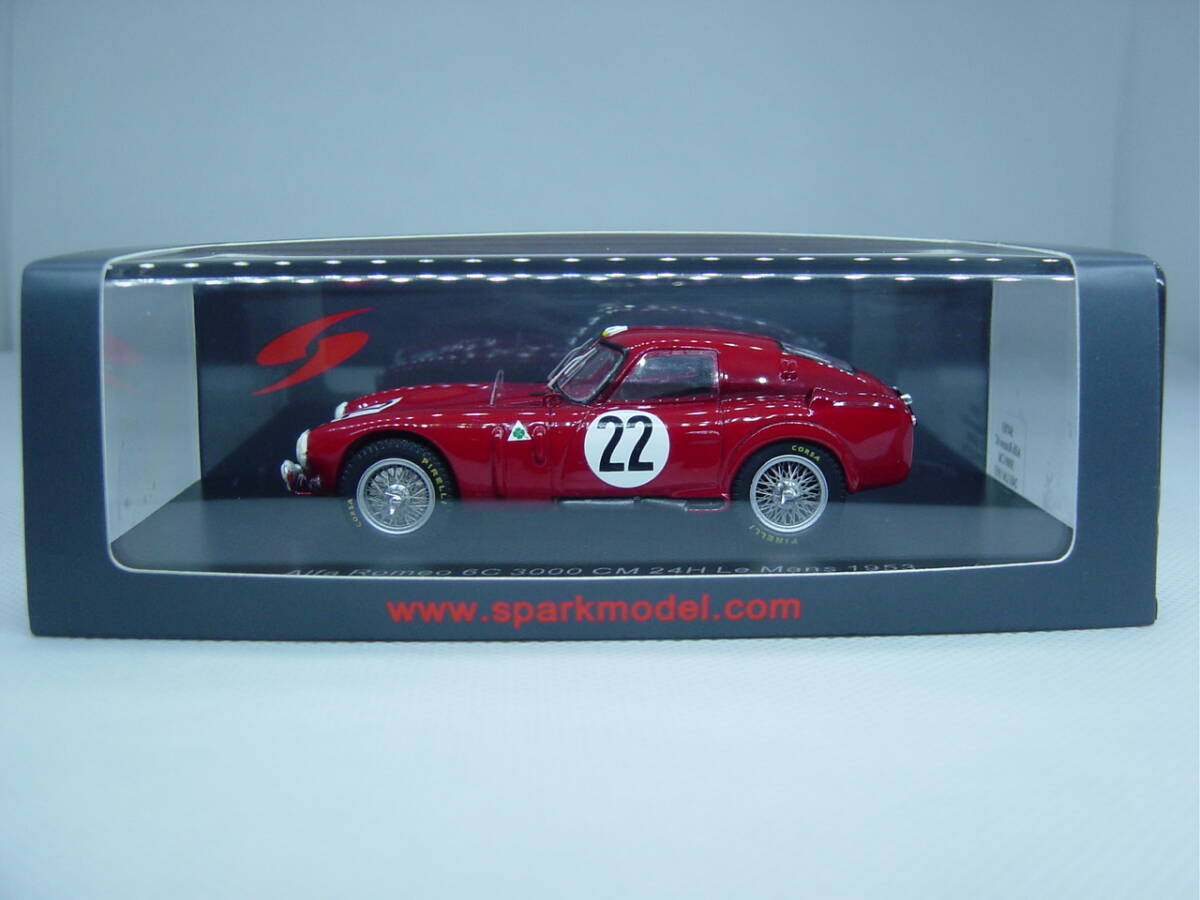 送料350円~ spark 1/43 Alfa Romeo 6C 3000 CM 24H Le Mans 1953 #22 J-M.Fangio/O.Marimon アルファロメオ ル・マン ファンジオ マリモン - レーシングカー 送料350円~ spark 1/43 Alfa Romeo 6C 3000 CM 24H Le Mans 1953 #22 J-M.Fangio/O.Marimon アルファロメオ ル・マン ファンジオ マリモン - レーシングカー