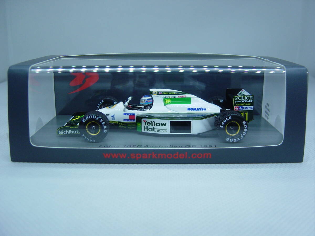 送料350円～ spark 1/43 Lotus 102B Australian GP 1991 #11 Mika Hakkinen ロータス ミカ・ハッキネン オーストラリアGP_画像1