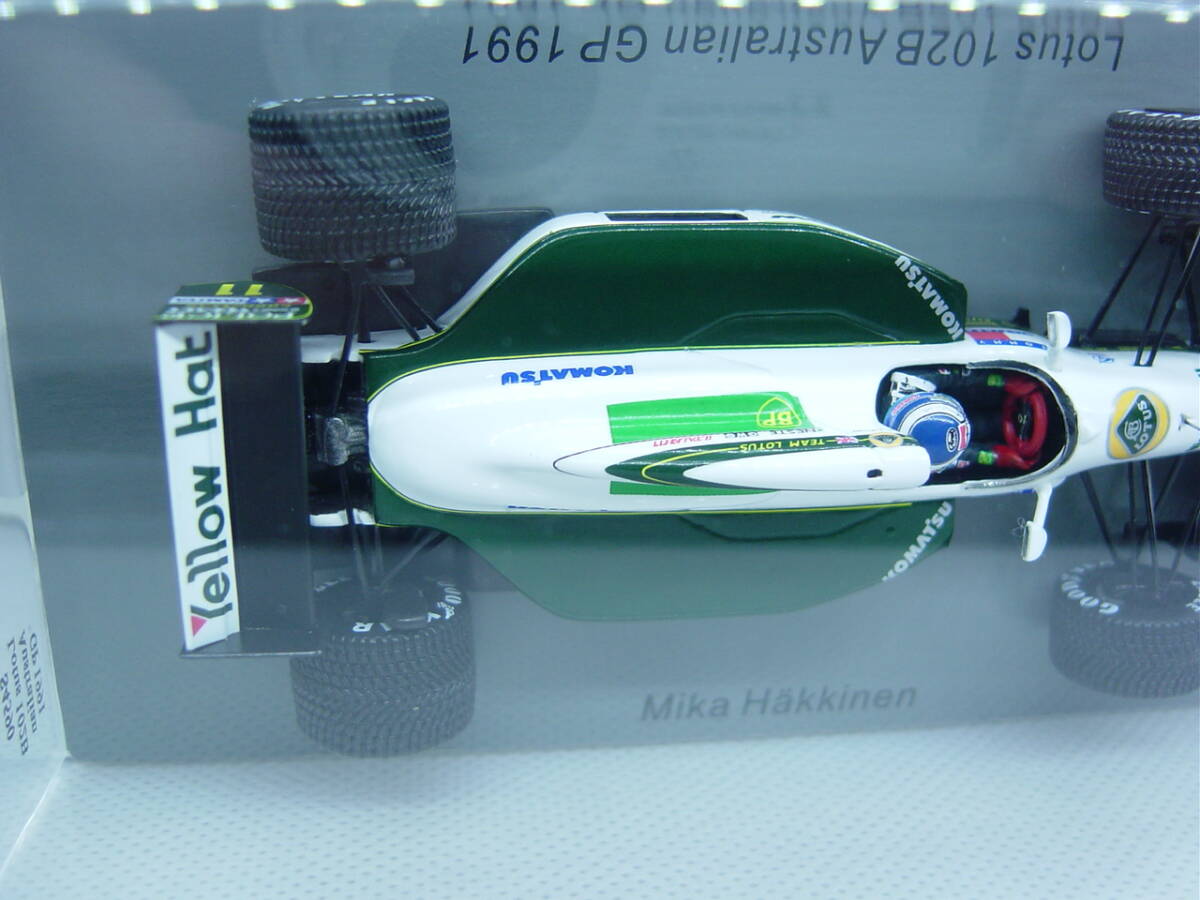 送料350円～ spark 1/43 Lotus 102B Australian GP 1991 #11 Mika Hakkinen ロータス ミカ・ハッキネン オーストラリアGP_画像9