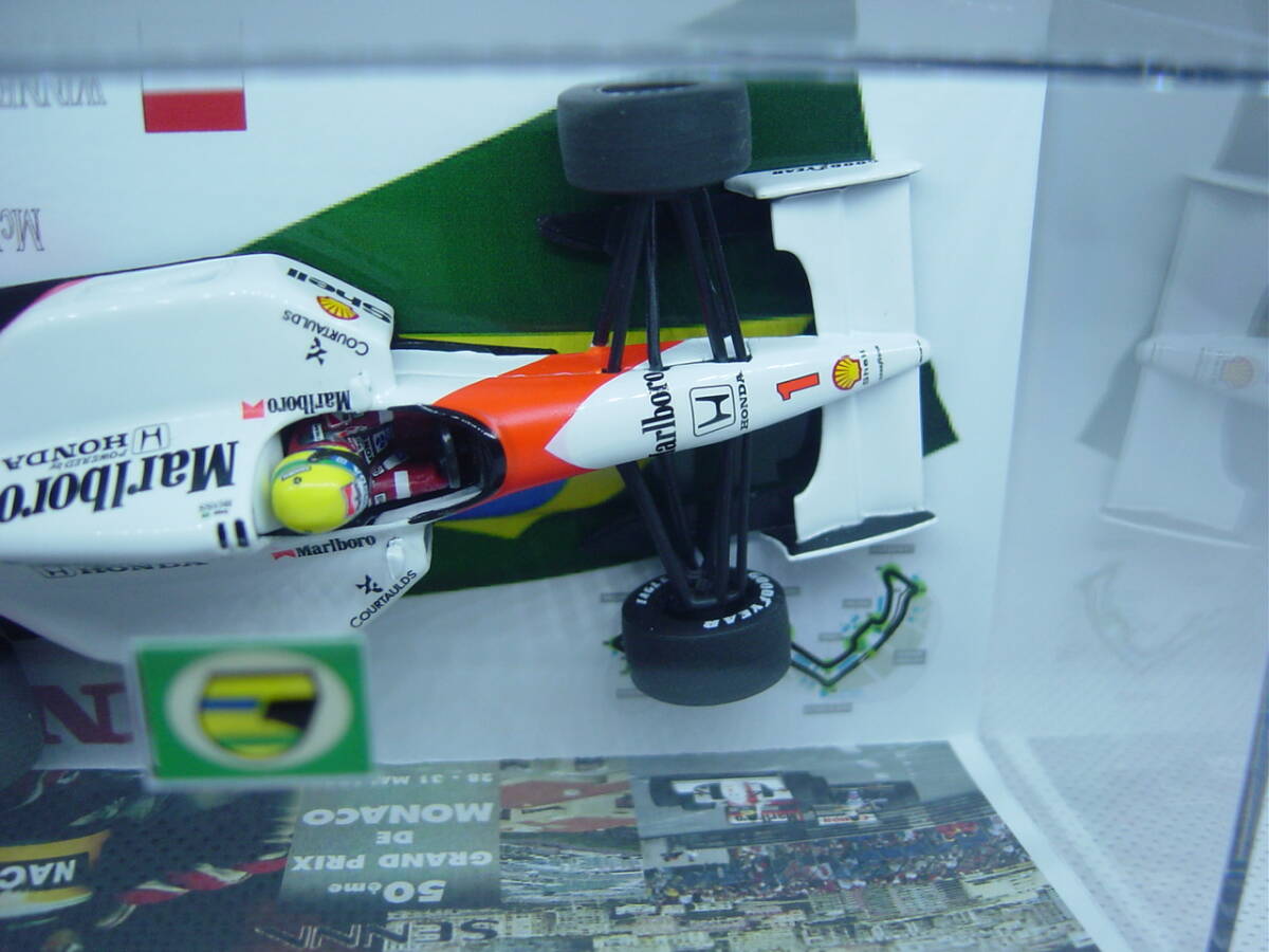 送料300円～ MINICHAMPS 1/43 McLaren MP4-7 1992 #1 A.Senna マクラーレン セナ マルボロ Marlboro仕様_画像7