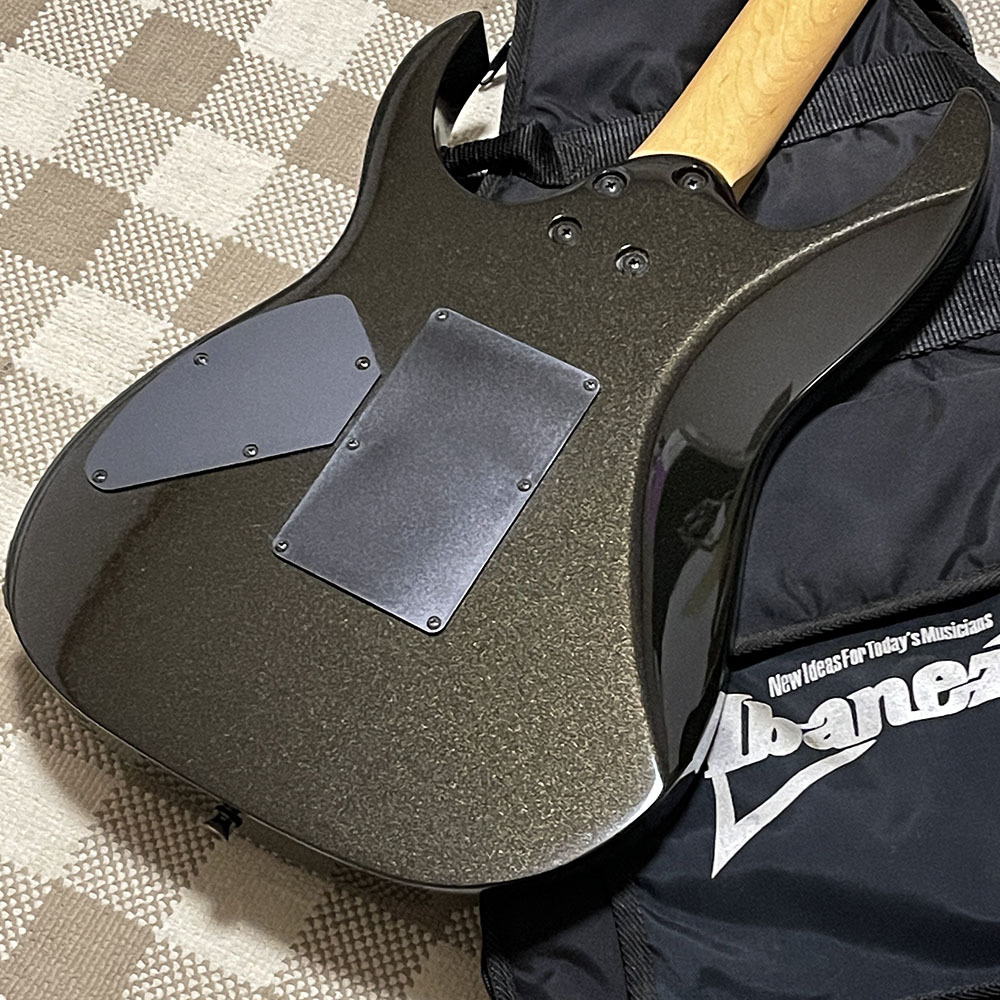 ◆送料無料・美品◆日本製◆Ibanez RG series Black Fシリアル◆D'Addario Tuner,純正ソフトケース◆V7,S1,V8 PU搭載◆F97401**,フジゲン製の画像6