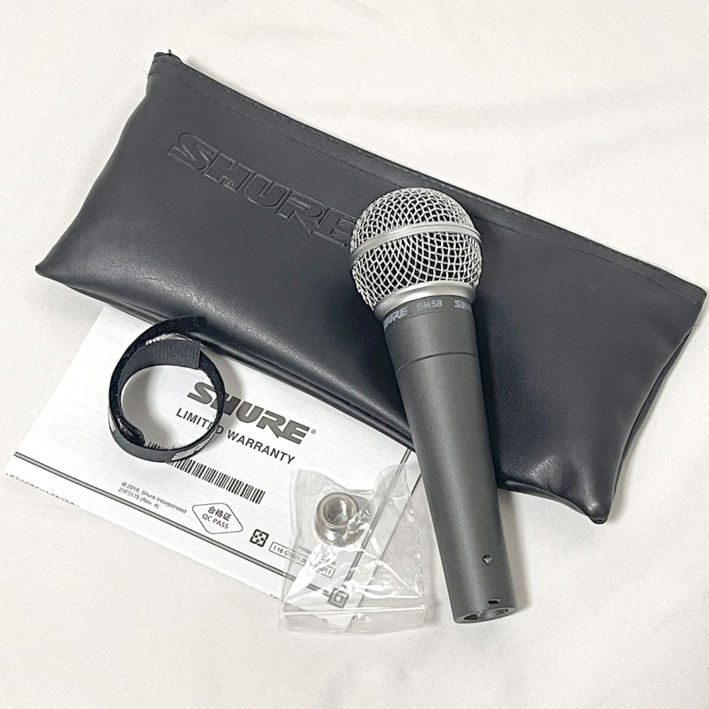 送料無料・新品同様 SHURE SM58 ダイナミックマイク ヴォーカル 送料無料・新品同様 SHURE SM58 ダイナミックマイク ヴォーカル