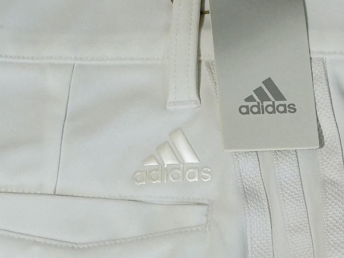  new goods * Adidas Golf WARPKNITs Lee stripe s. sweat speed . stretch cargo pants * spring summer * white *w79* postage 185 jpy 